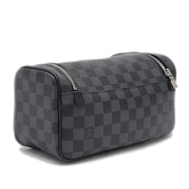 Louis Vuitton-Louis Vuitton Damier Graphite Toiletry Pouch-Black,Damier ebene