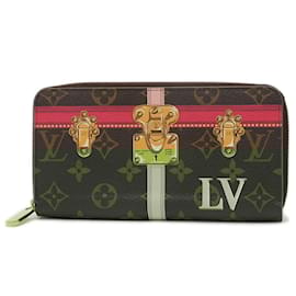 Louis Vuitton-Louis Vuitton Monogram Summer Trunk Zippy Wallet-Monogram