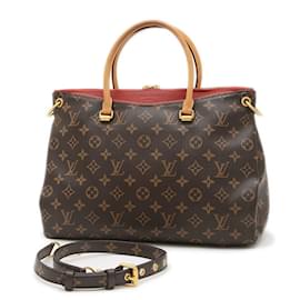 Louis Vuitton-Louis Vuitton Monogram Pallas 2WAY Bag-Brown,Monogram