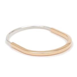 Tiffany & Co-Pulseira estreita Tiffany Rock Medium K18YG WG-Dourado