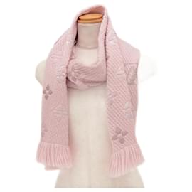 Louis Vuitton-Louis Vuitton Echarpe Logomania Scarf-Pink