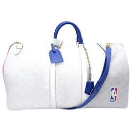 Louis Vuitton-NEW LOUIS VUITTON NBA BASKETBALL KEEPALL 55 SHOULDER BAG ANTARCTICA-Grey