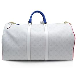Louis Vuitton-NEW LOUIS VUITTON NBA BASKETBALL KEEPALL 55 SHOULDER BAG ANTARCTICA-Grey