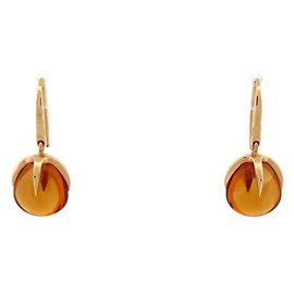 NOVE ORECCHINI POMELLATO VELENO ORO GIALLO 18K E TOPAZIO D'oro