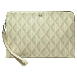Christian Dior-NINE POCKET BAG CHRISTIAN DIOR CANVAS CD DIAMOND BEIGE 2ESCA251DCO-H110-Beige