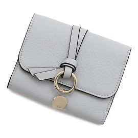 Chloé Tri-fold Wallet in Light Blue Light blue