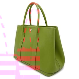 Hermès-Sac Tote PM Hermes Garden-Rouge