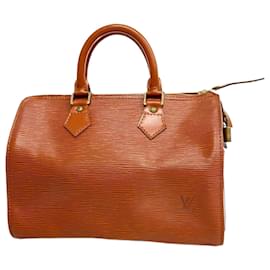 Louis Vuitton-Louis Vuitton Epi Speedy 25 Handbag-Brown