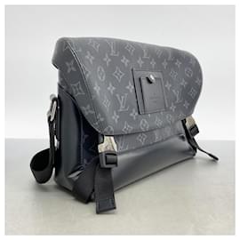 Louis Vuitton-Louis Vuitton Monogram Eclipse Voyage PM Shoulder Bag-Black