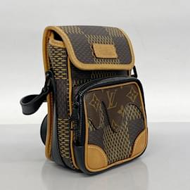 Louis Vuitton-Louis Vuitton Damier Giant NIGO Collaboration Shoulder Bag-Damier ebene