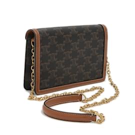 Céline-Celine Triomphe Chain Wallet Margot-Other