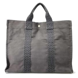 Hermès-Sac à main Hermes Air Line Tote MM-Marron