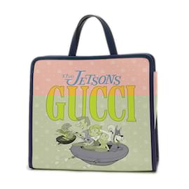 Gucci-Gucci Children's Jetsons Tote Bag-Pink,Navy blue