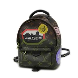 Louis Vuitton-Louis Vuitton Monogram Balmspring Mini World Tour Backpack-Brown,Monogram