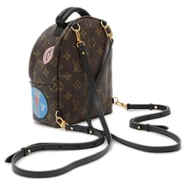 Louis Vuitton-Louis Vuitton Monogram Balmspring Mini World Tour Backpack-Brown,Monogram