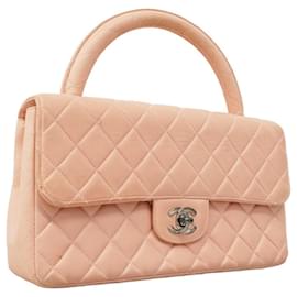 Chanel-Chanel Pink Lambskin Handbag-Pink