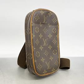 Louis Vuitton-Louis Vuitton Monogram Pochette Ganjou Sling Bag-Brown