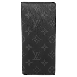Louis Vuitton-Louis Vuitton Long Wallet Monogram Eclipse-Black