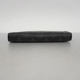 Louis Vuitton-Louis Vuitton Long Wallet Monogram Eclipse-Black