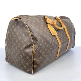 Louis Vuitton-Louis Vuitton Monogram Keepall 60 Boston Bag-Brown