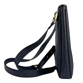 Fendi-Fendi Zucchino Coated Canvas Shoulder Bag-Black