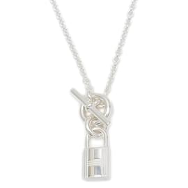 Hermès-Hermes Amulet Kelly Cadena Necklace SV925-Silvery