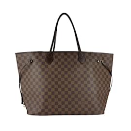 Louis Vuitton-Louis Vuitton Damier Canvas Tote Bag-Damier ebene