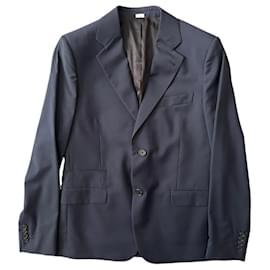 Stella Mc Cartney-Stella McCartney light wool blazer jacket-Navy blue