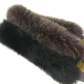 Fendi-Fendi Brown Stole Scarf-Brown