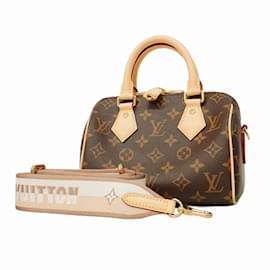 Louis Vuitton-Louis Vuitton Monogram Speedy Bandouliere 20 Shoulder Bag-Brown