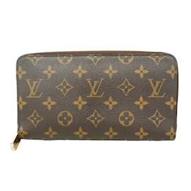 Louis Vuitton-Louis Vuitton Long Wallet Monogram Zippy Organizer-Brown