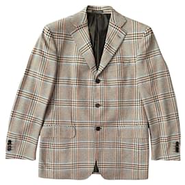 Salvatore Ferragamo-Ferragamo vintage cachemire jacket-Multiple colors