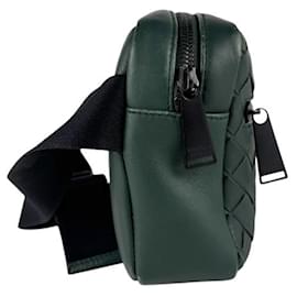 Bottega Veneta-Bottega Veneta Body Bag-Black,Dark green