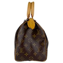 Louis Vuitton-Louis Vuitton Monogram Speedy 25 Handbag-Brown