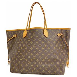 Louis Vuitton-Louis Vuitton Monogram Neverfull GM Tote Bag-Brown