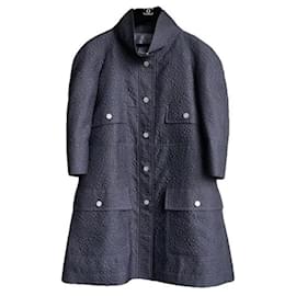 Chanel-Iconic Camellias Pattern Trench Coat-Other