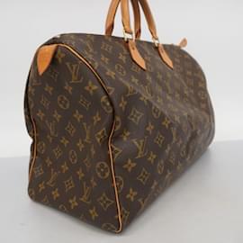 Louis Vuitton-Louis Vuitton Monogram Speedy 40 Handbag-Brown