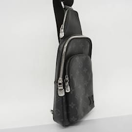 Louis Vuitton-Louis Vuitton Monogram Eclipse Avenue Sling Bag-Black
