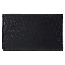 Christian Dior-Christian Dior Vintage Honeycomb Pattern Shoulder Bag-Navy blue