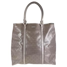 Gucci-Gucci GG Imprimé Brown Tote Bag-Brown