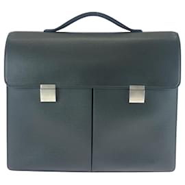 Louis Vuitton-Louis Vuitton Taiga Kazan Handbag-Black,Grey