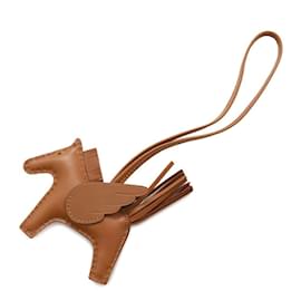 Hermès-Hermes Bag Charm Rodeo PM Pegasus-Golden