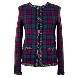 Chanel New Iconic Paris / Edinburgh Tartan Jacket Other