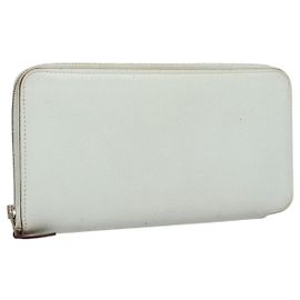 Hermès HERMES Steeple Azap Long Cartera Larga Epsom Azul Claro Auth 117188 Azul claro