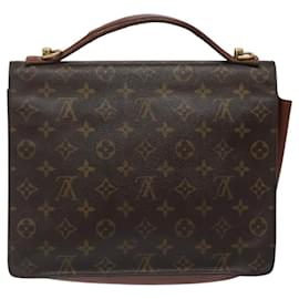 Louis Vuitton-LOUIS VUITTON Monogram Monceau 28 Hand Bag M51185 LV Auth 117053-Monogram