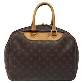 Louis Vuitton-LOUIS VUITTON Monogram Deauville Hand Bag M47270 LV Auth 117049-Monogram
