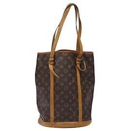 Louis Vuitton-LOUIS VUITTON Monogram Bucket GM Shoulder Bag M42236 LV Auth BD1537-Monogram