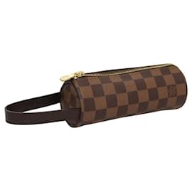 Louis Vuitton-LOUIS VUITTON Damier Ebene GOLF CUP 1998 Golf Ball Case LV Auth BD1598AM-Other