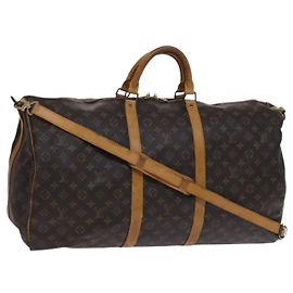 LOUIS VUITTON Monogram Keepall Bandouliere 60 Bolsa Boston M41412 LV Auth 117009 Monograma