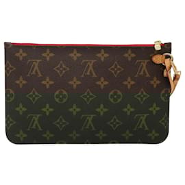 Louis Vuitton-LOUIS VUITTON Monogram Neverfull MM Pouch Accessory Pouch LV Auth KD342-Monogram